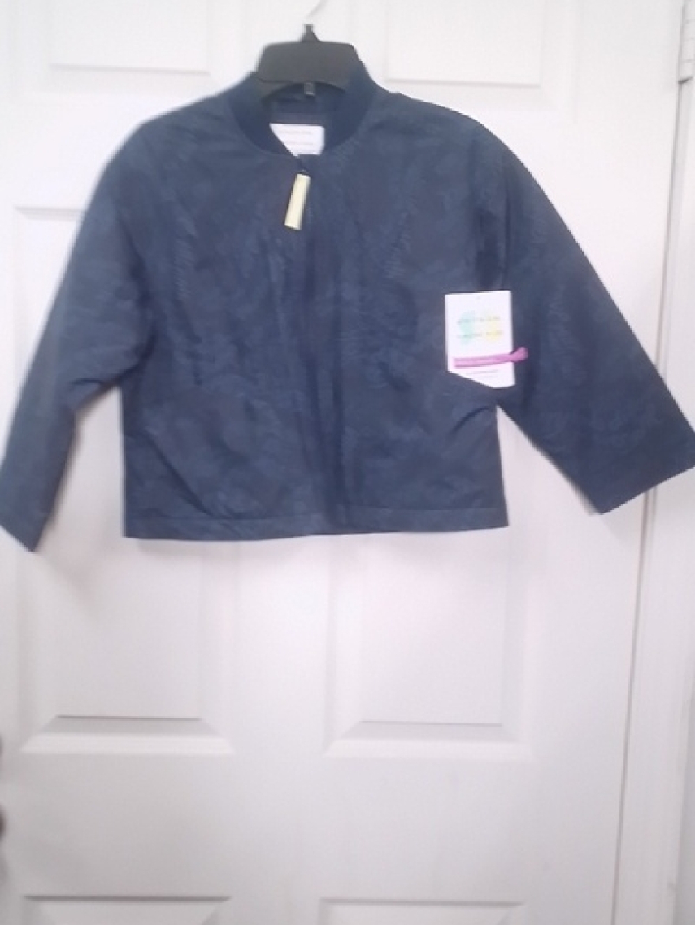 Athleta Girl X Simon Biles SB Convertible Jacket for Kids Navy Blue A8